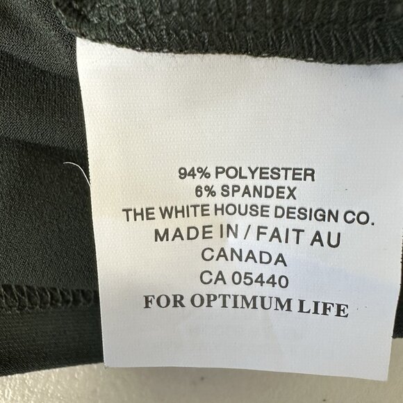 Sympli Re-Zip Midi Skirt Size 10 Green Juniper Classic Pull on Straight - Picture 11 of 13